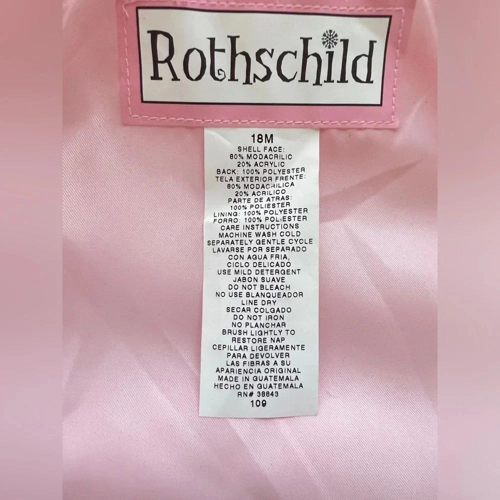 Rothschild Pink Puffer Jacket with Hood